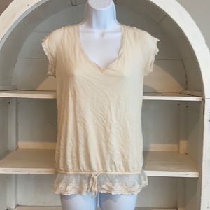 Lucky 🍀 Brand lace accent top